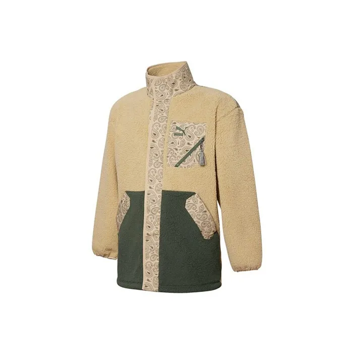 PUMA Хаки Унисекс Бархатные Куртки