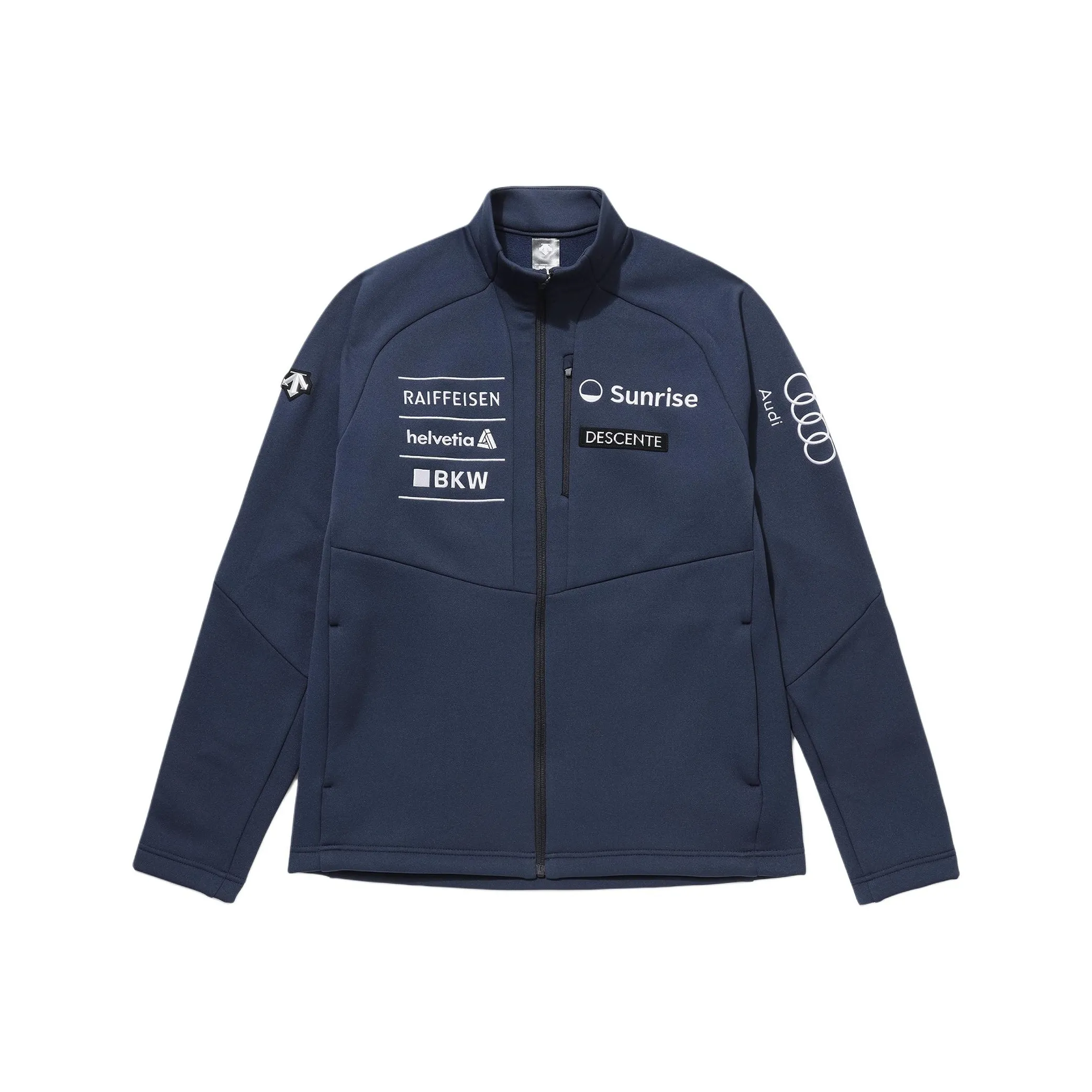 DESCENTE SWISS SKI Куртки Пальто Унисекс Черный