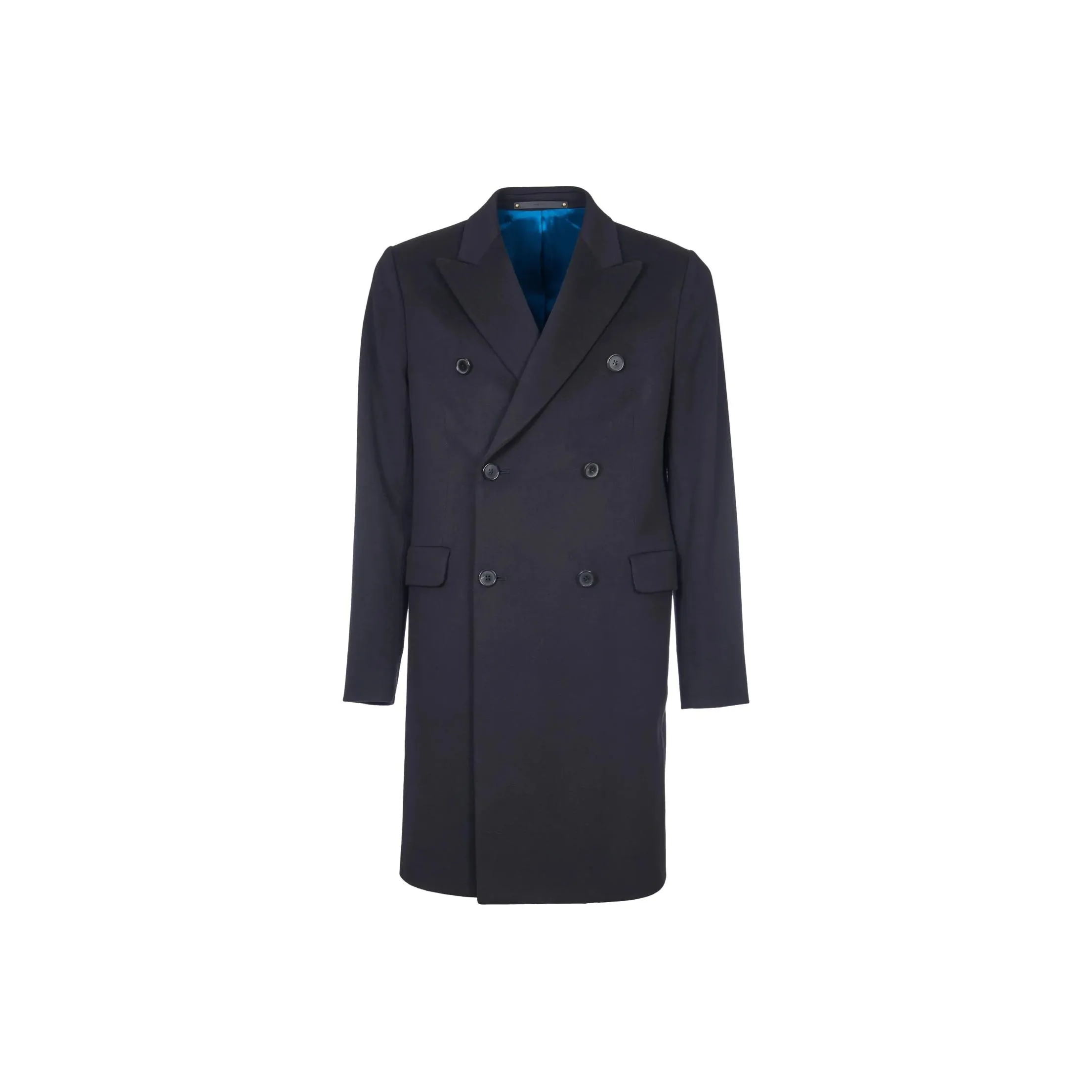 Paul Smith Double Breasted Straight Hem Overcoat