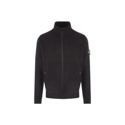 STONE ISLAND Черные Мужские Куртки