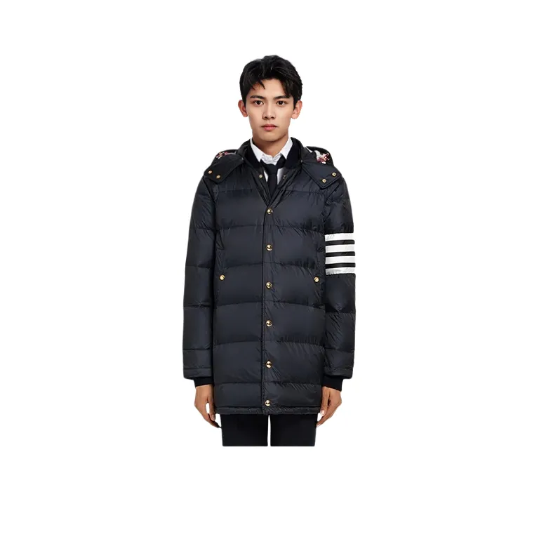 THOM BROWNE Coats Men's Black