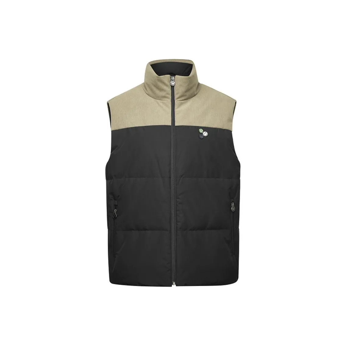 Skechers x SMILEYWORLD Жилет Унисекс Грибной Коричневый Угольно-Черный