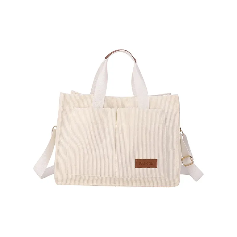 H YXIANG Вельветная сумка-тоут на одно плечо унисекс разноцветная