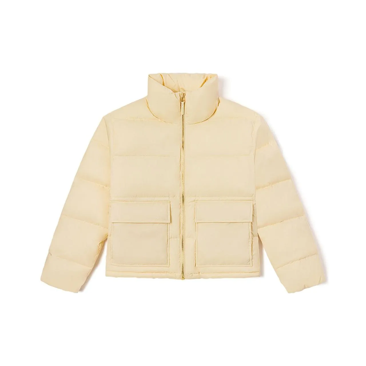 VANS X JOE FRESHGOODS Хлопковый пуховик унисекс овсяного цвета