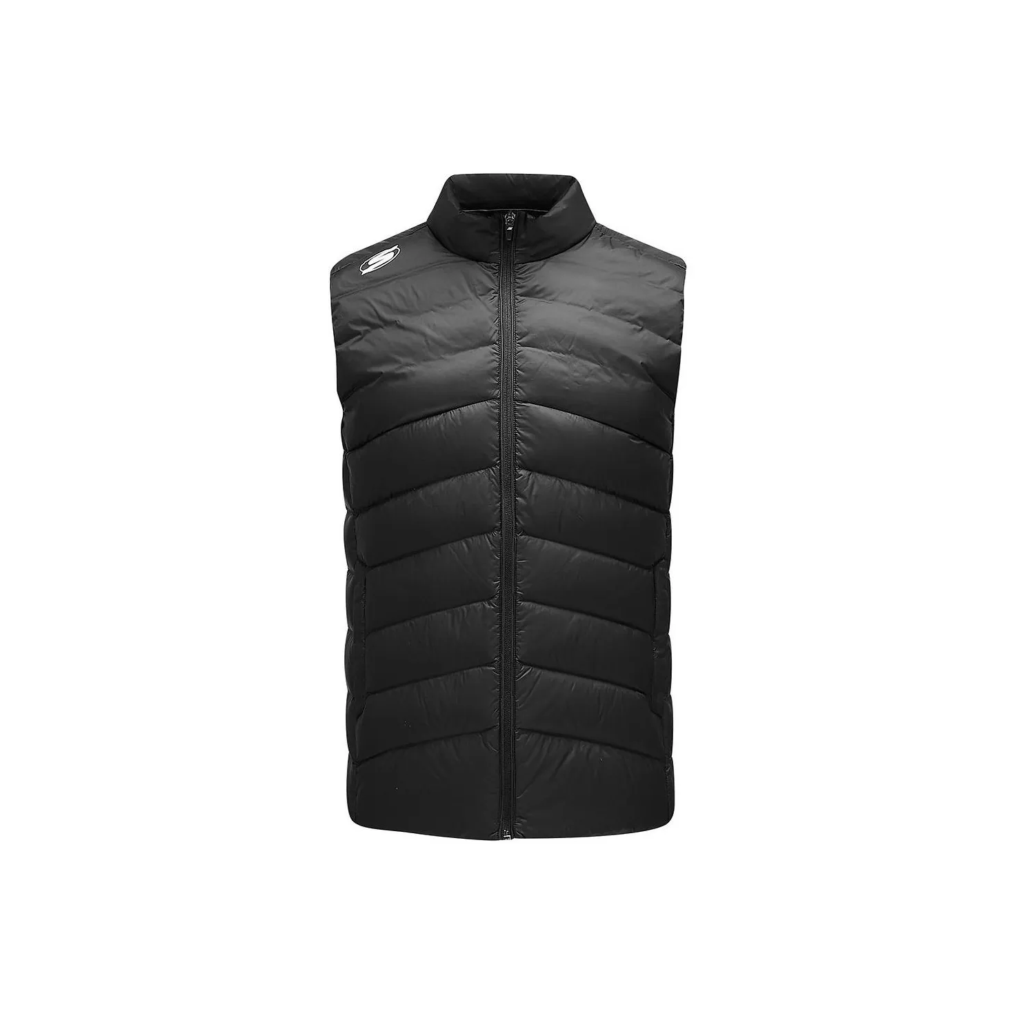 Skechers Basic Sports Series FW24 Жилет Мужской Угольный Черный
