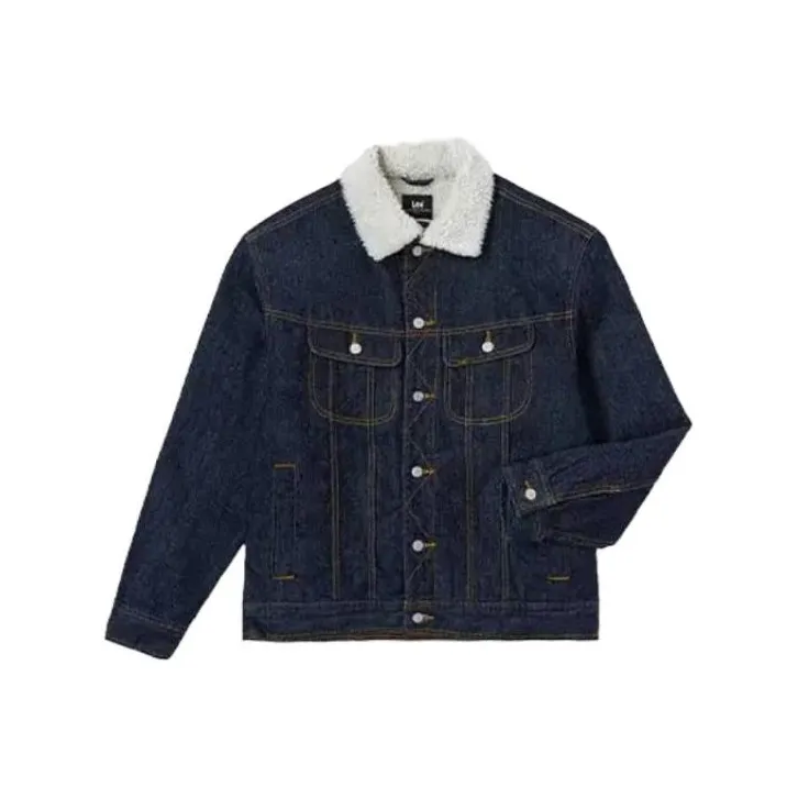 Lee совместный бренд модель Бархат Feel Куртка Мужская Промытый