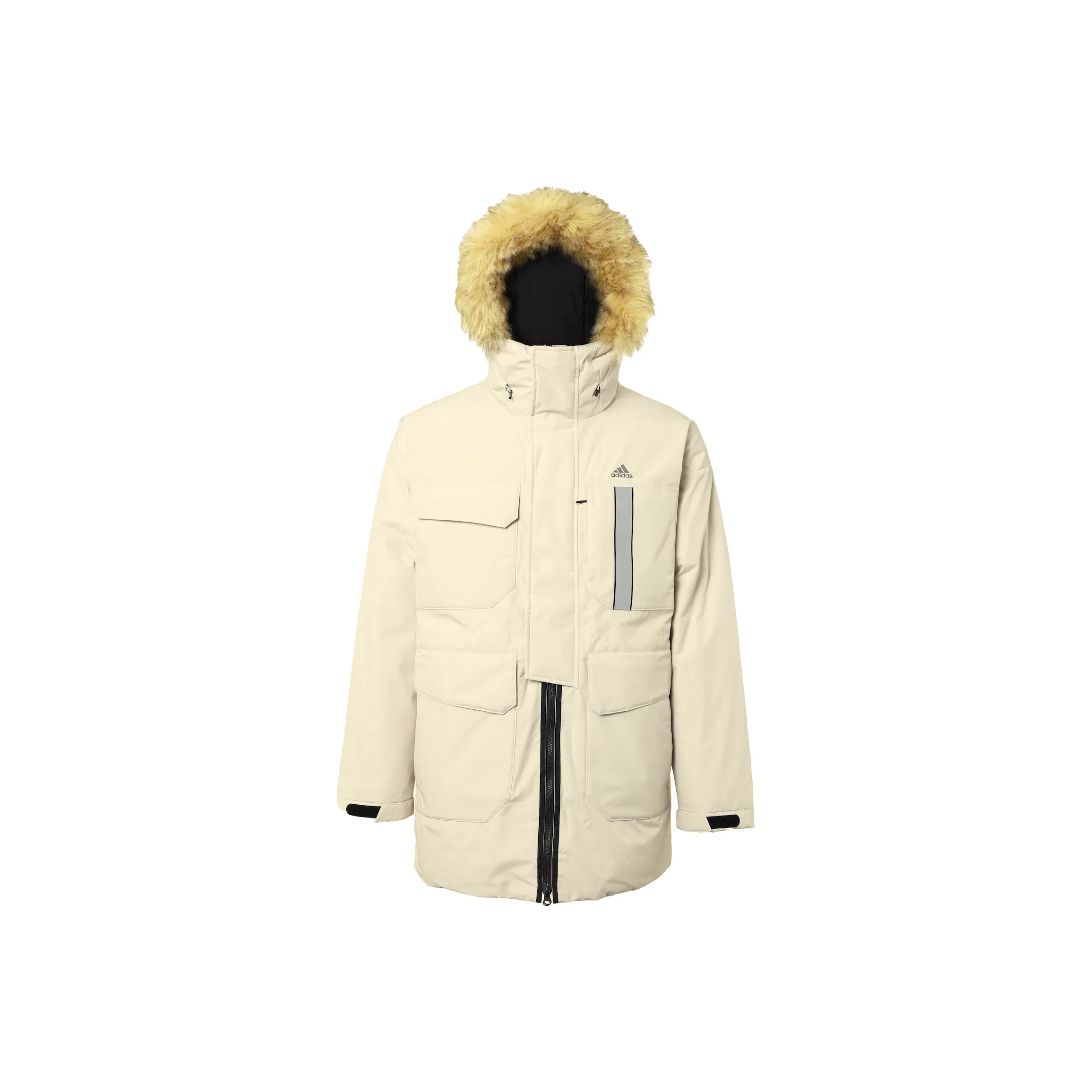 Adidas Белый Мужской Пуховик
