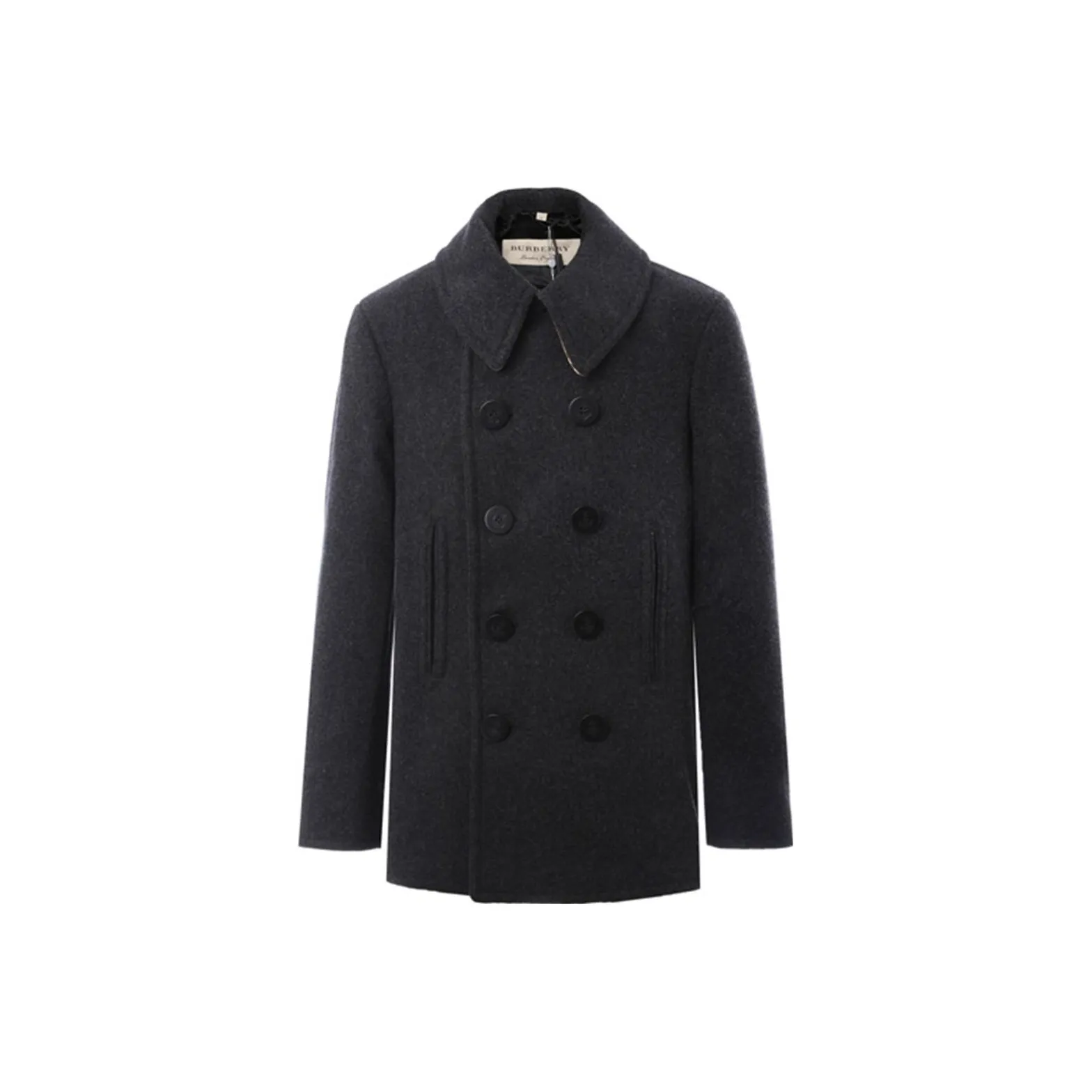 Burberry FW23 Coats Men's Dark Gray