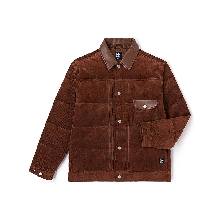 Lee Xline Пуховик Мужской Коричневый