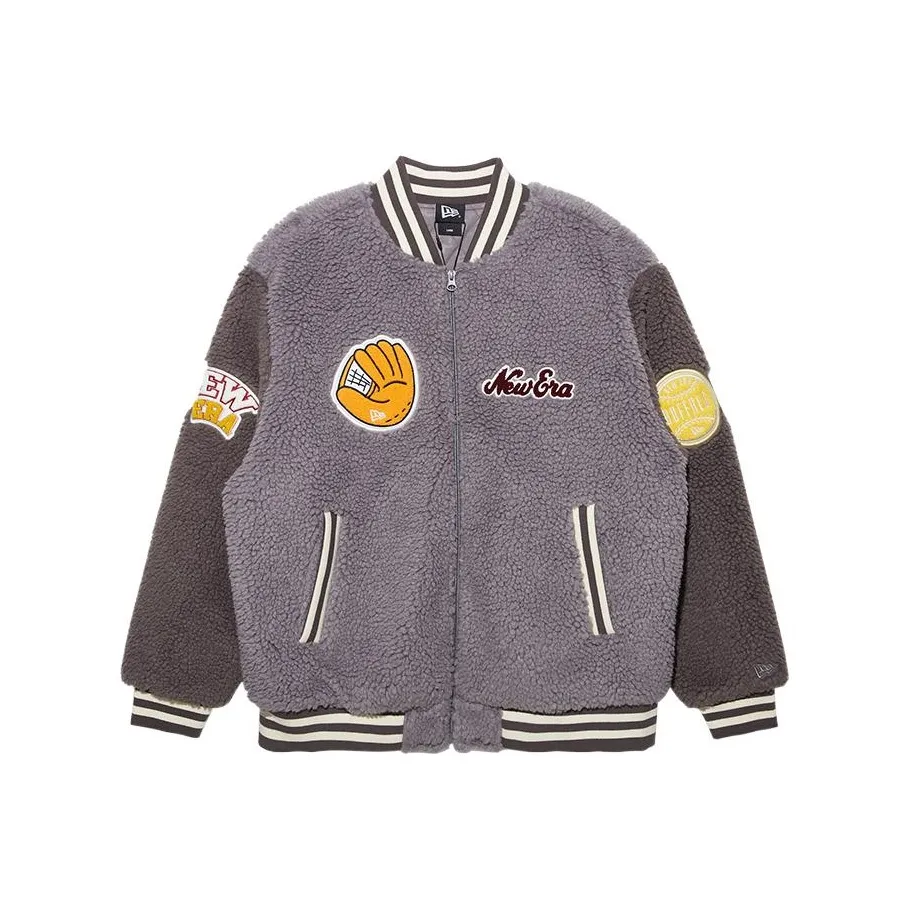 New Era Velvet Feel Куртка Унисекс Темно-Серый