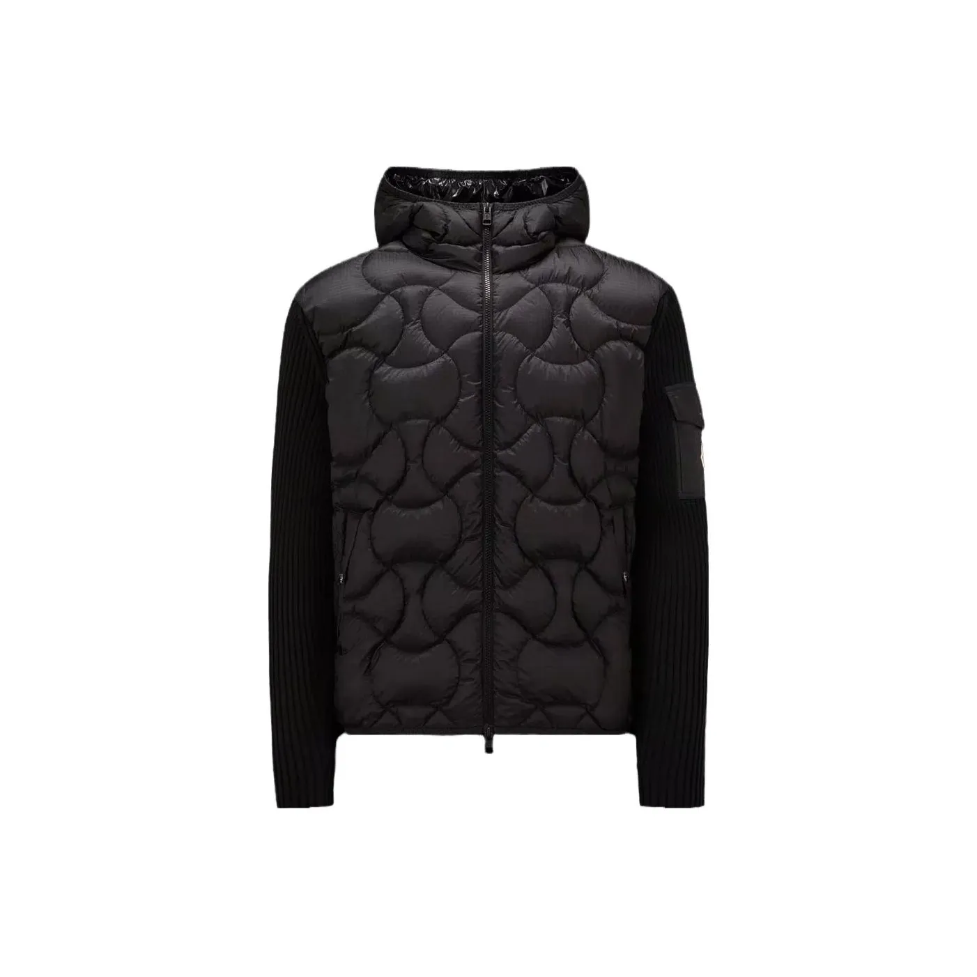 Moncler Padded Hooded Zip up Cardigan