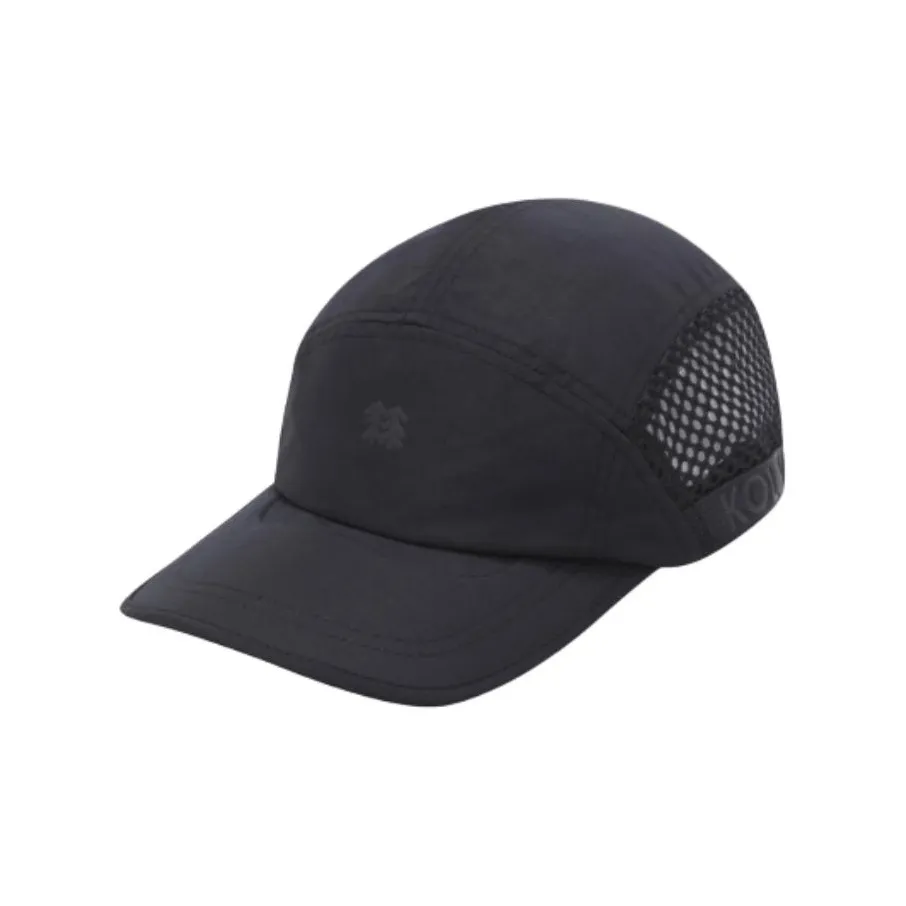 KOLON SPORT Recycled Polyester Baseball Caps Unisex Black
