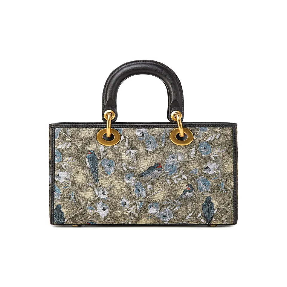 Liang Jin Ji 100% шелк Mulberry Одно плечо Сумка Средний Женский Многоцветный