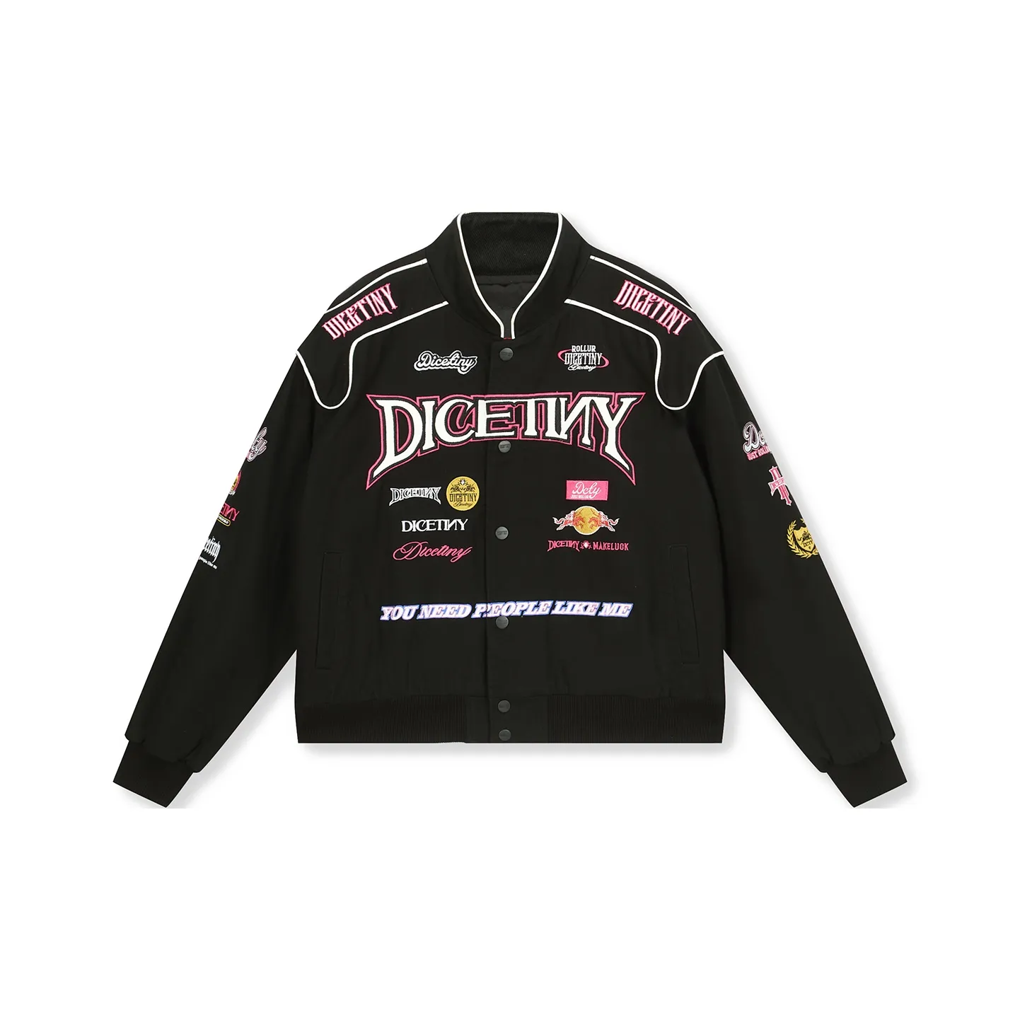 DICETINY Logo-embroidered Unisex Jacket