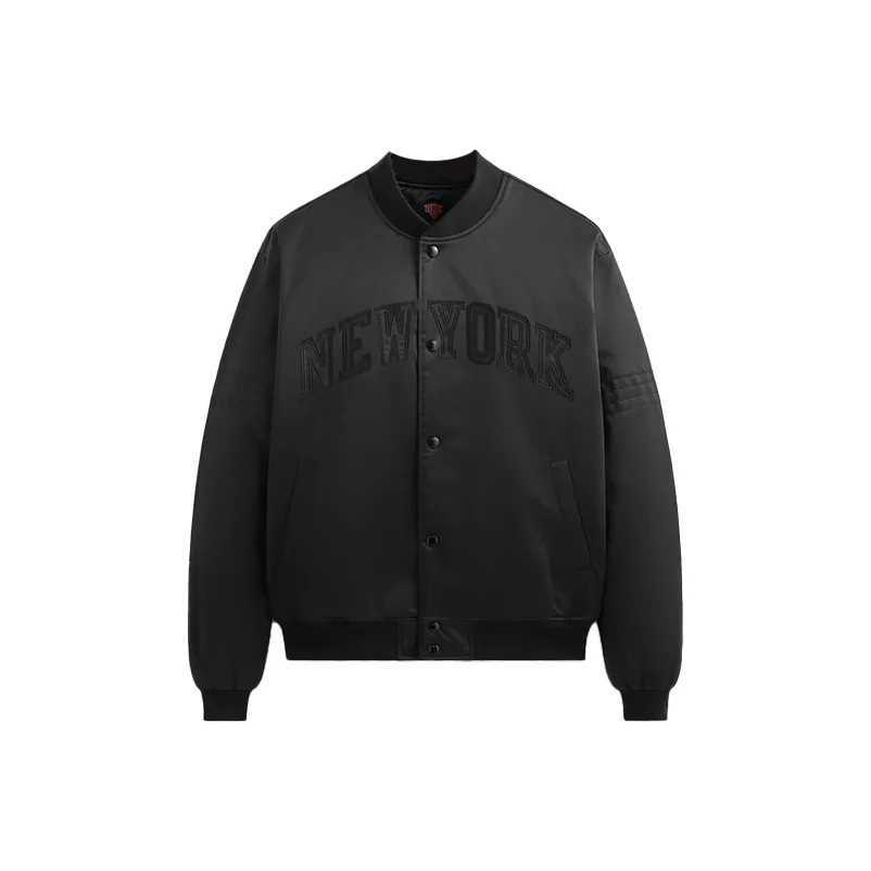 KITH X New York Knicks Ball Satin Bomber Jacket