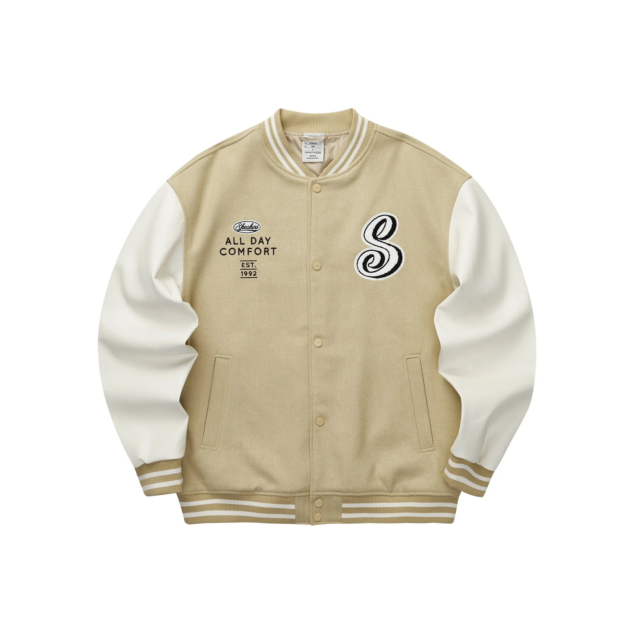 Skechers Colorful Jackets Unisex Irish Cream 028R