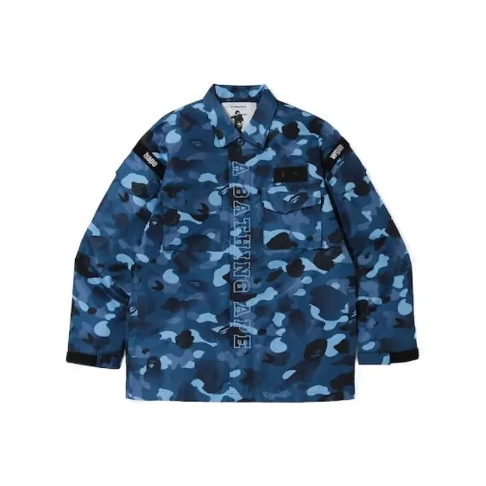 A BATHING APE Куртка Мужская Синяя