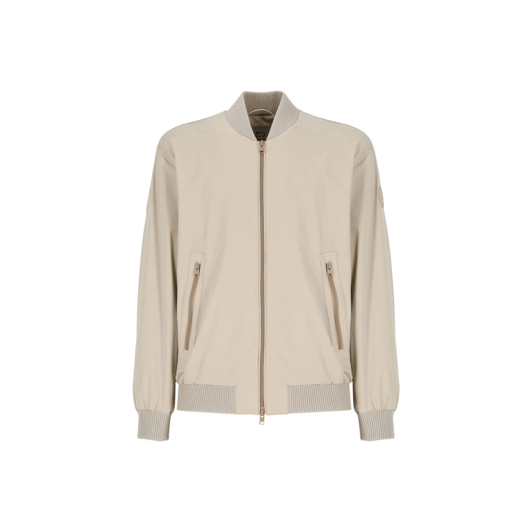 WOOLRICH Stretch Matt Finish Nylon Bomber Jacket