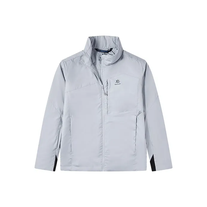 KAILAS Хлопковый пуховик Мужской Серебристо-серый