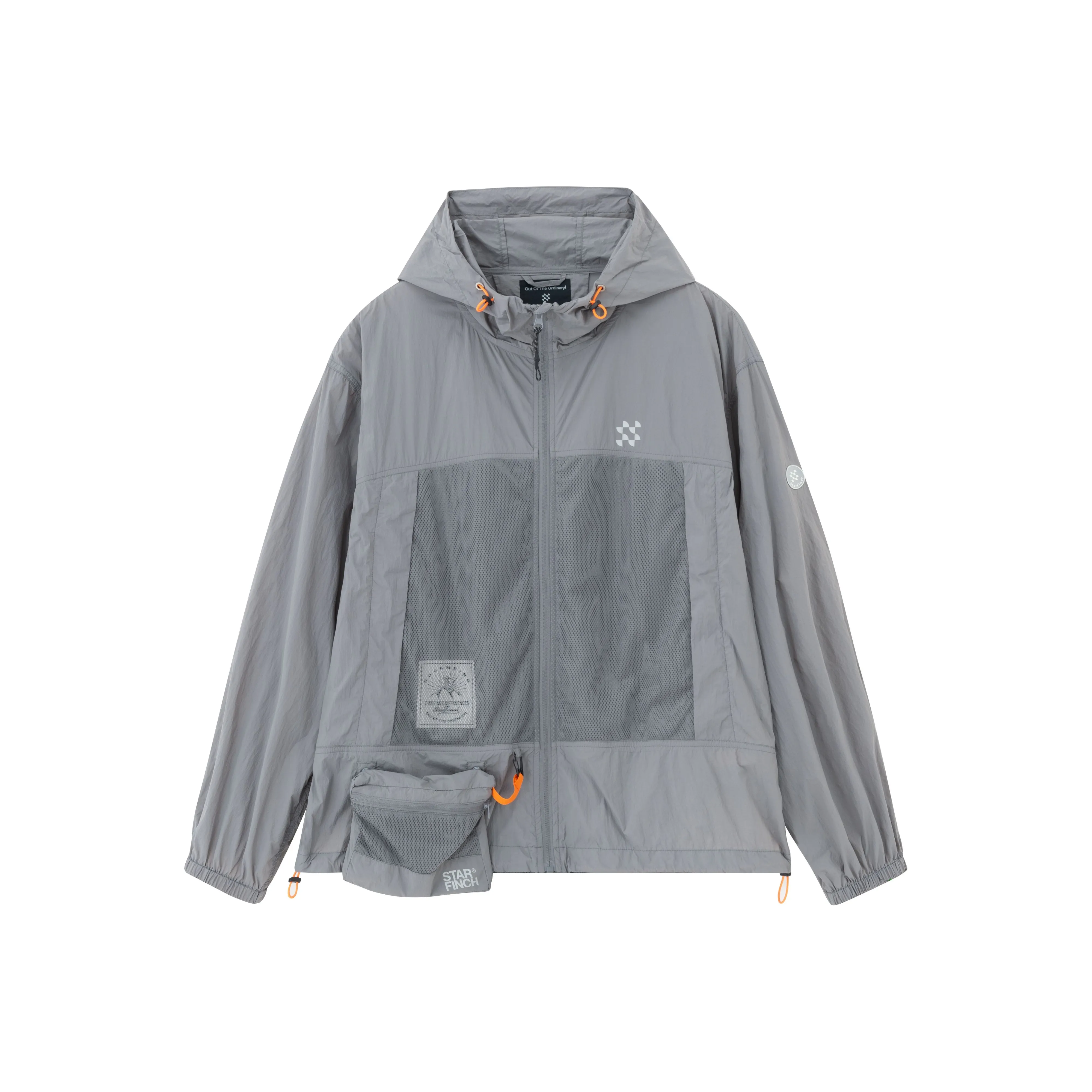 STARFINCH Sun Protection Clothing Unisex Gray