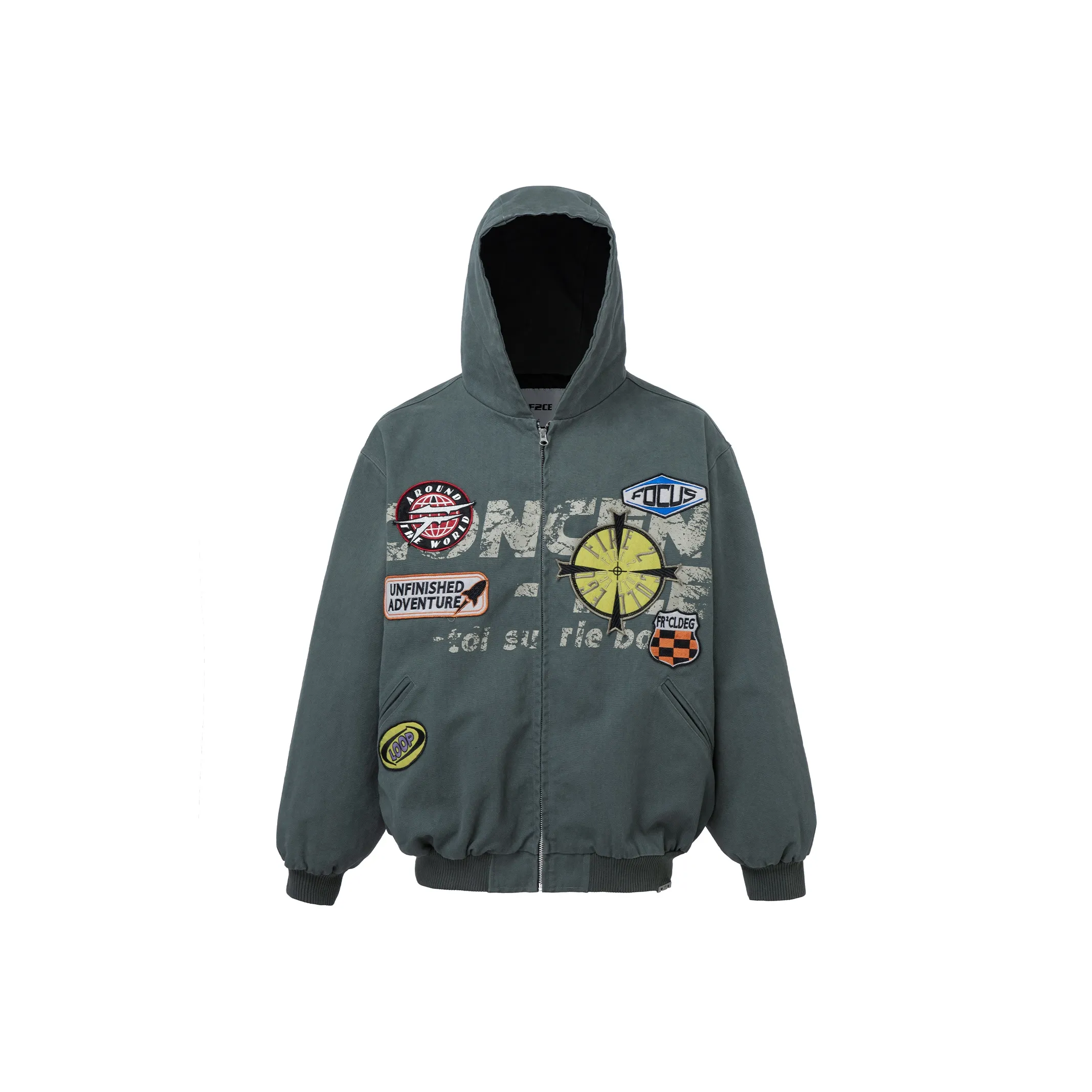 FIRE 2 COLD EGO Куртки Пальто Унисекс Синий Зеленый