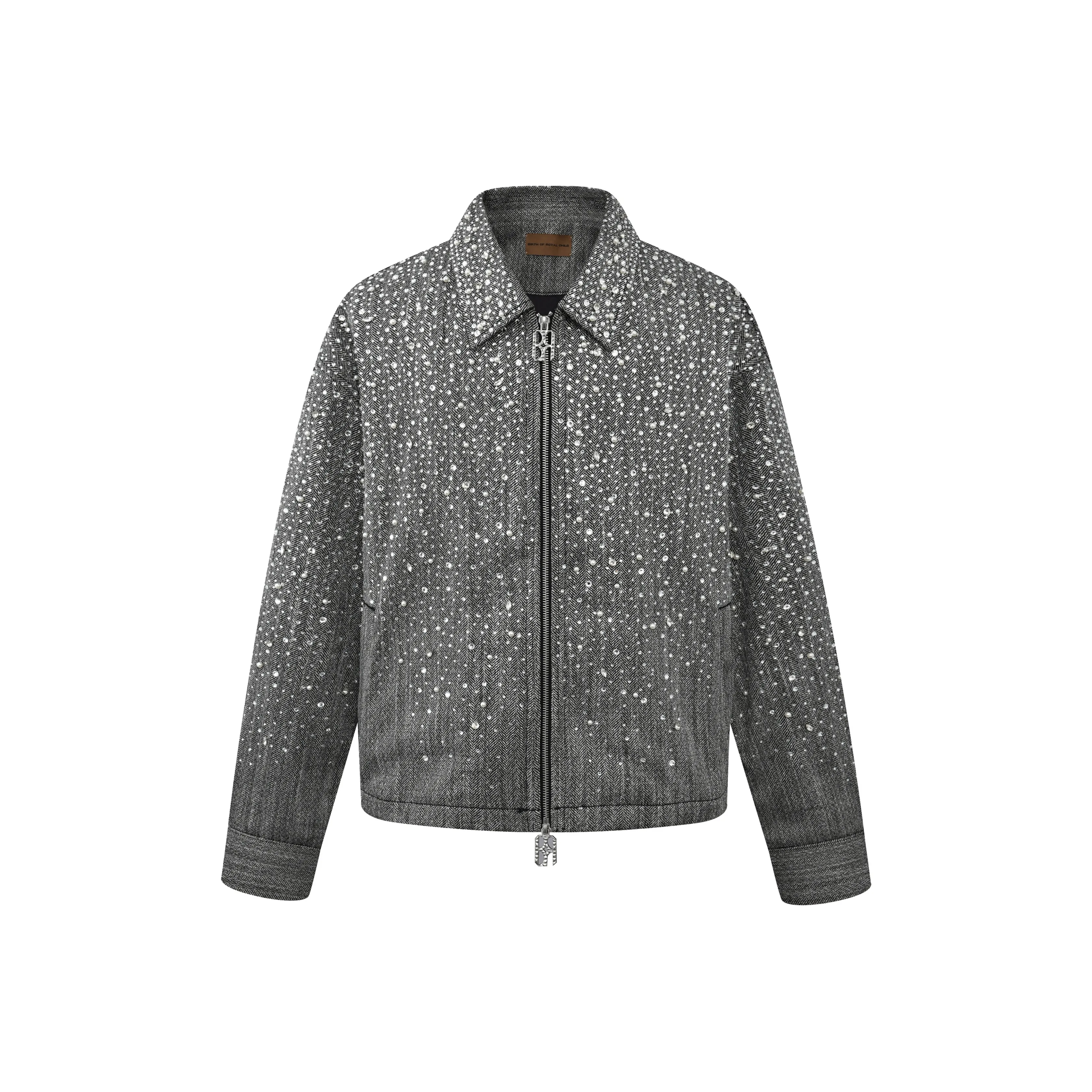 BIRTH OF ROYAL CHILD Rhinestone embellished 'Light ' Jacket