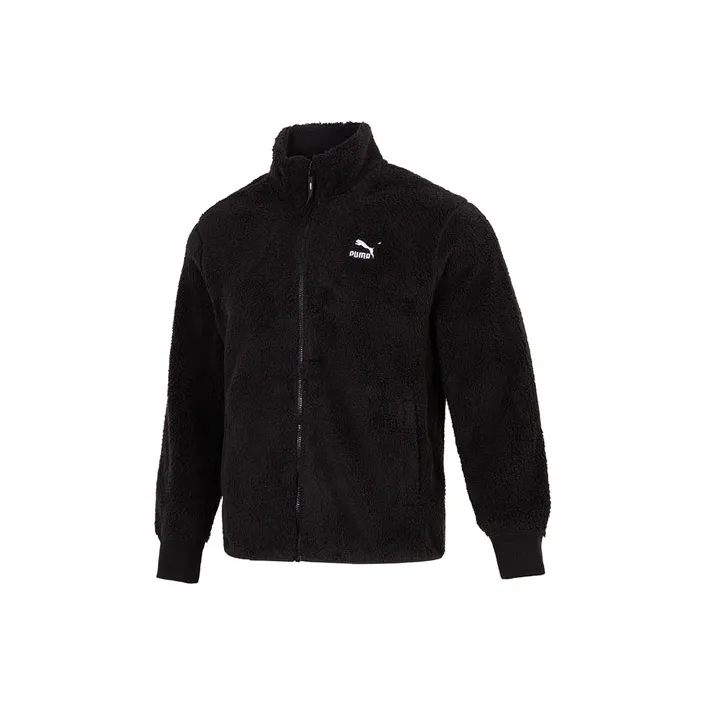 PUMA Мужские бархатные куртки черного цвета