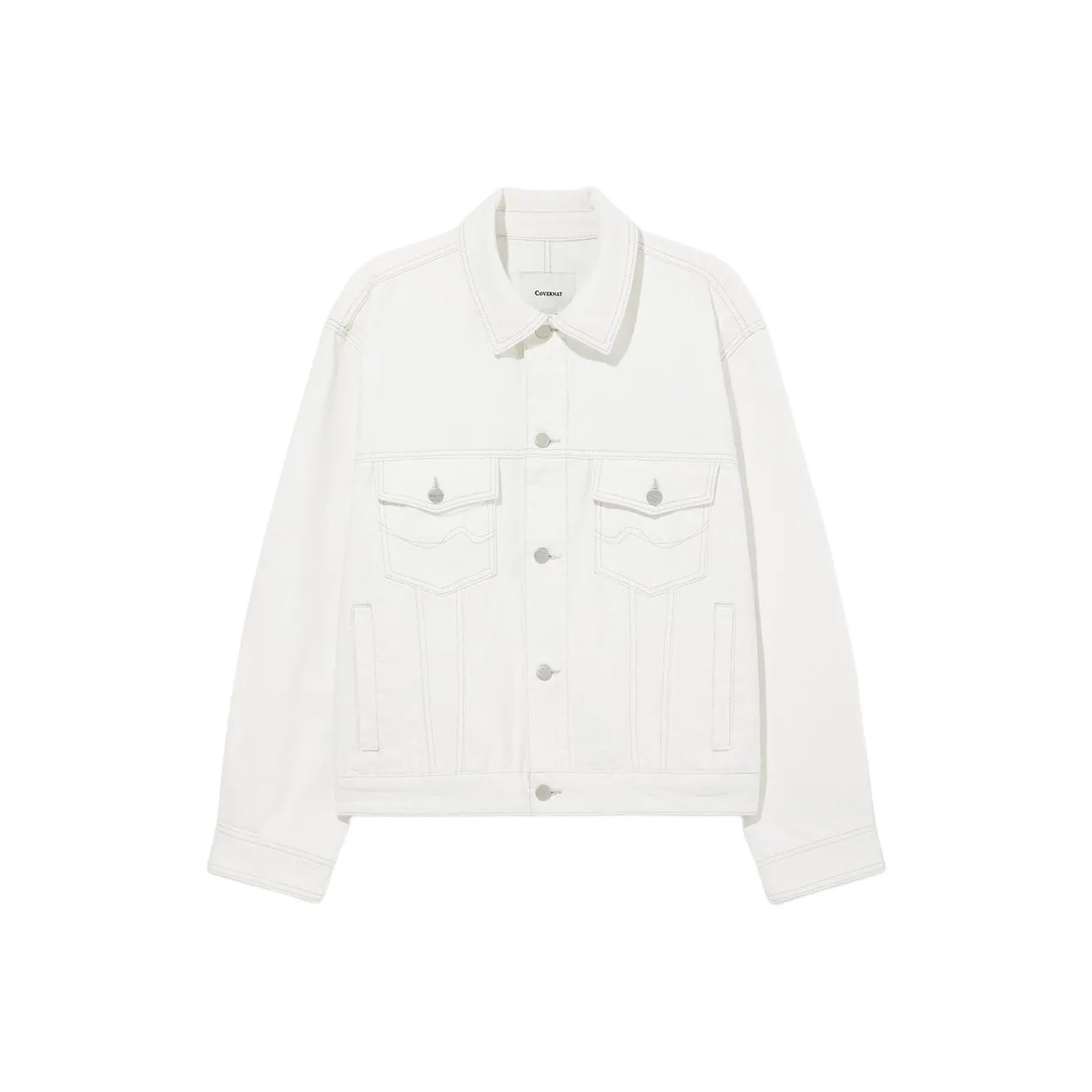 COVERNAT Denim Jacket Men's White