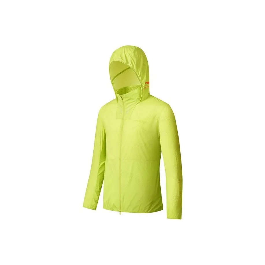 Saucony Breathable Sun Protection Clothing Men's Yellow Green