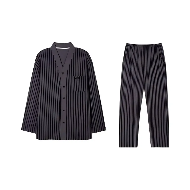 Sleep Pajama Set Men's Dark Gray