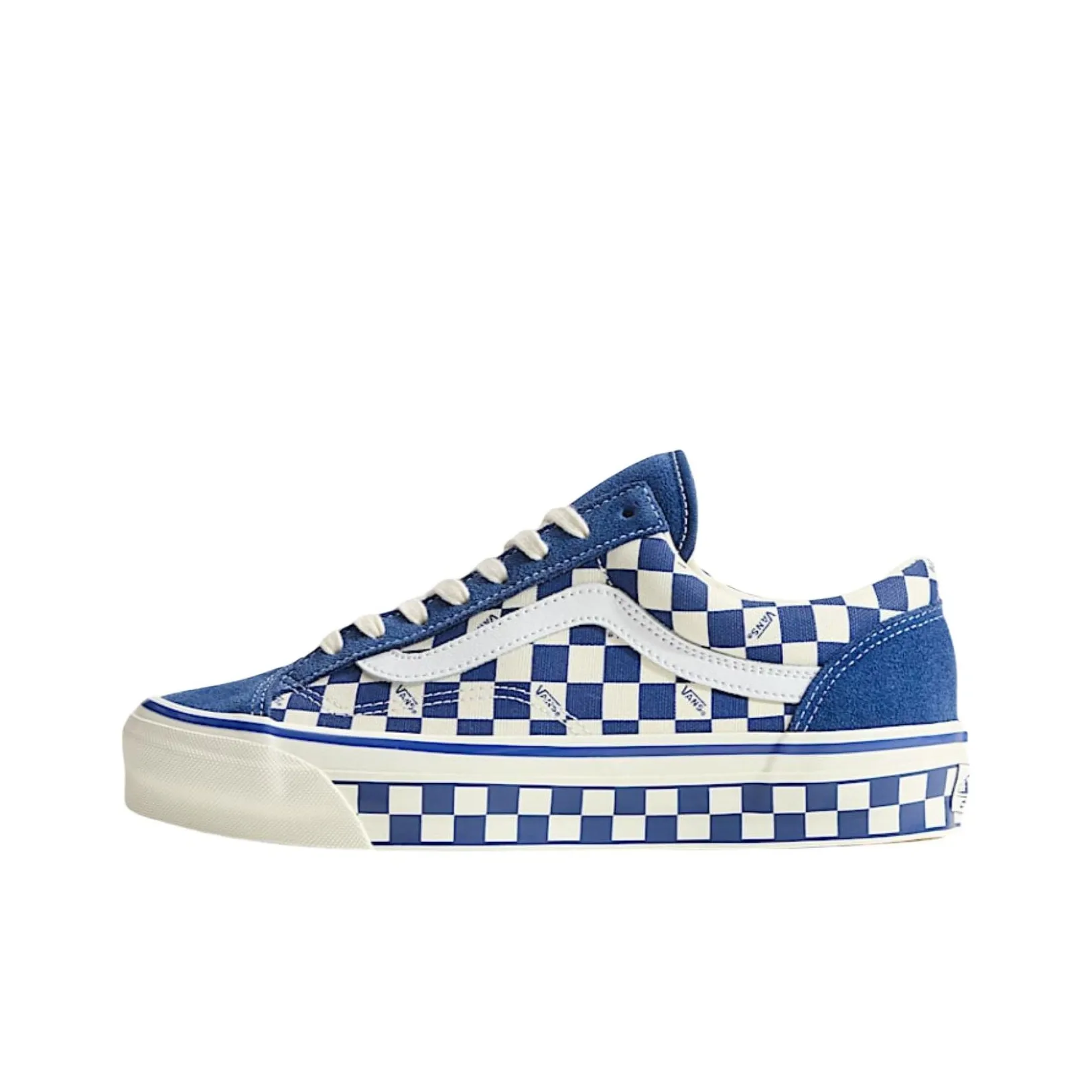 VANS Old Skool Low Топ Скейтборд Кроссовки Унисекс Синий Белый