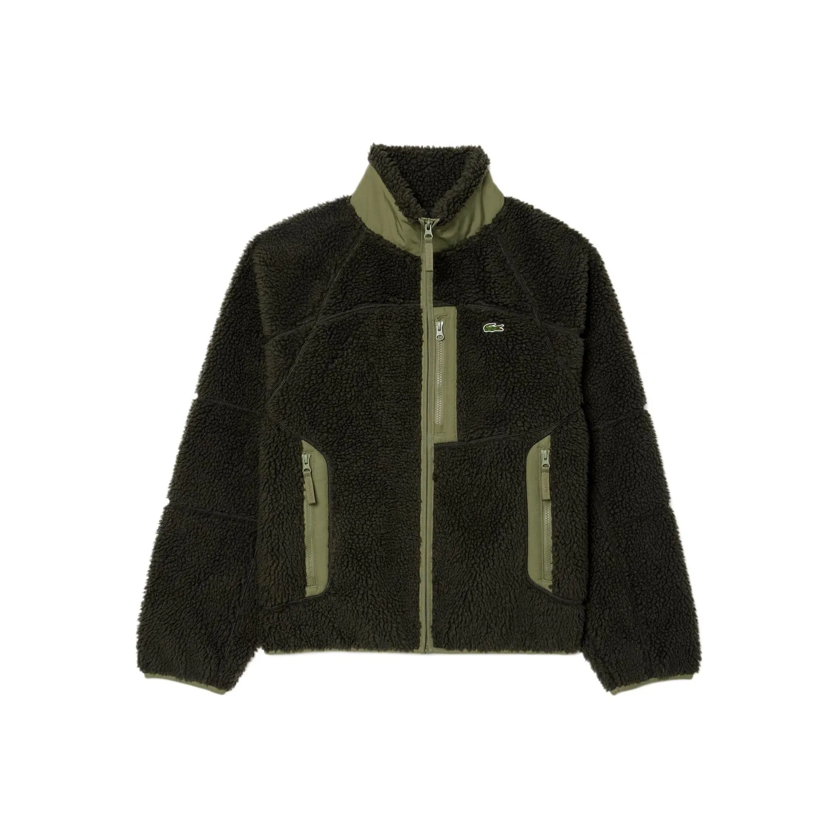 Куртки и пальто LACOSTE Collaboration Мужские Оливково-зеленые