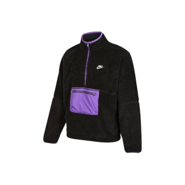 Nike Velvet Jackets Men's Black