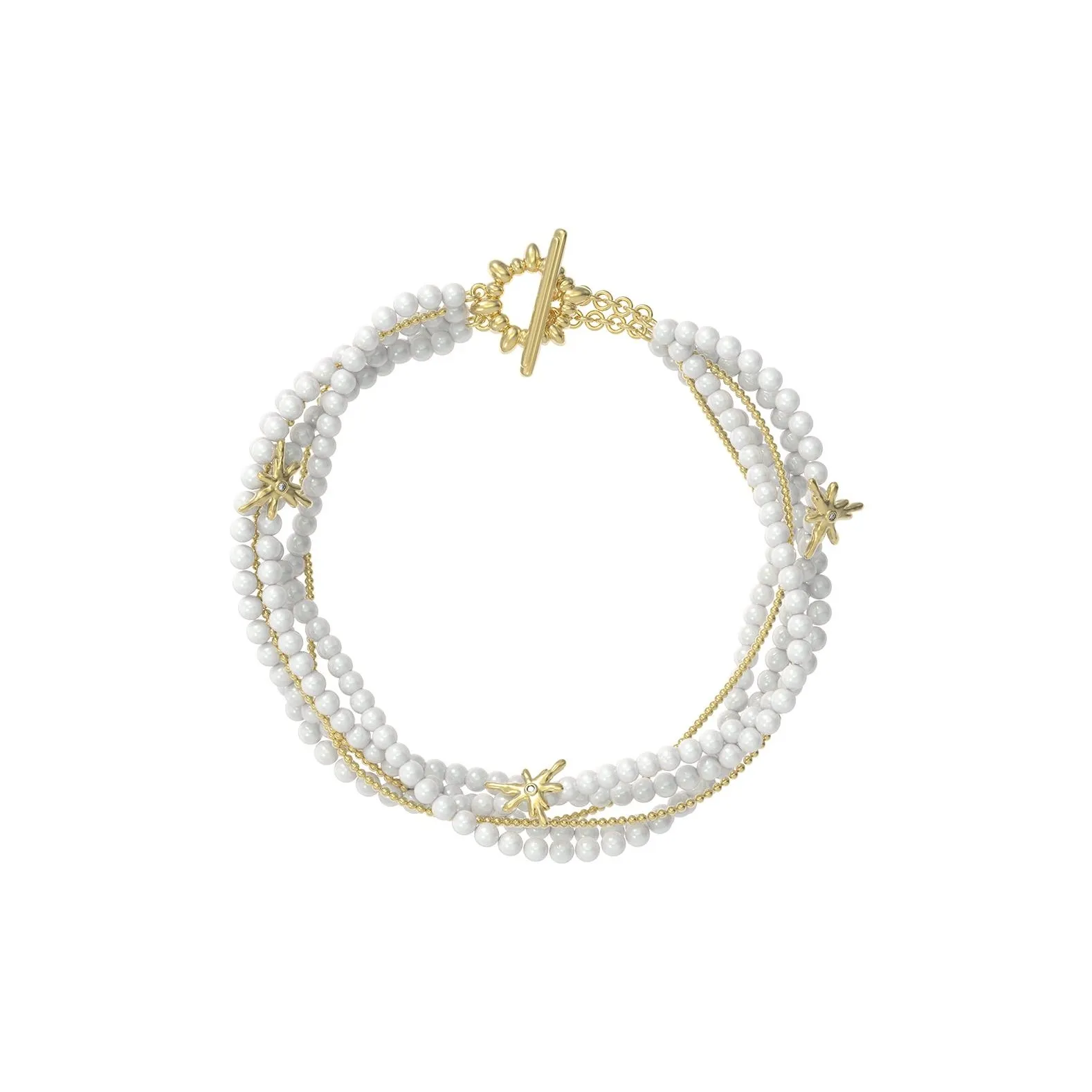 GOOGMO 18K Gold Plated Copper Bracelets Women's