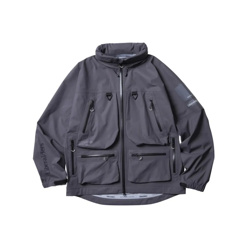 Liberaiders FW24 Куртки и Пальто Унисекс Серый