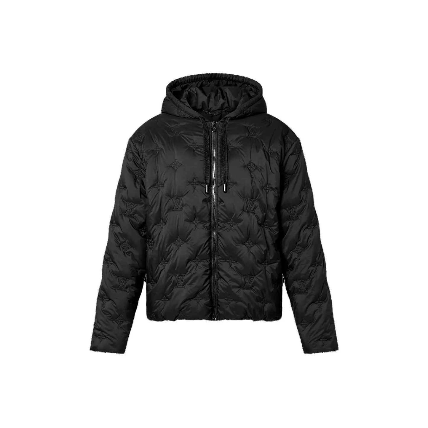 LOUIS VUITTON Monogram Quilted Hooded Blouson