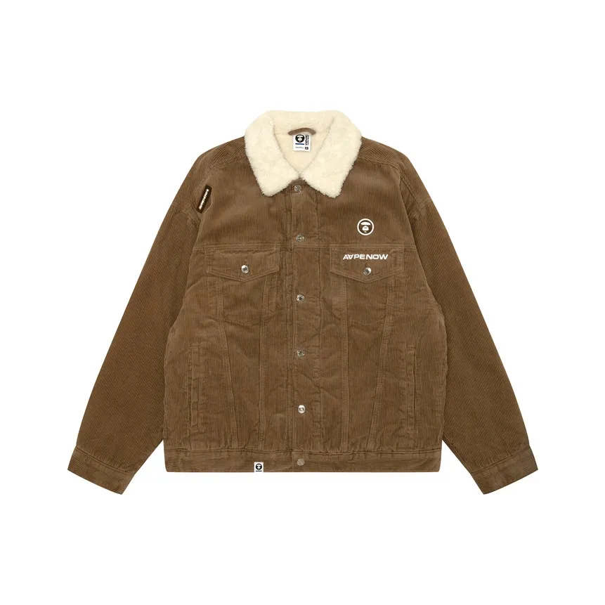 AAPE Бежевый Желтый Мужские Куртки