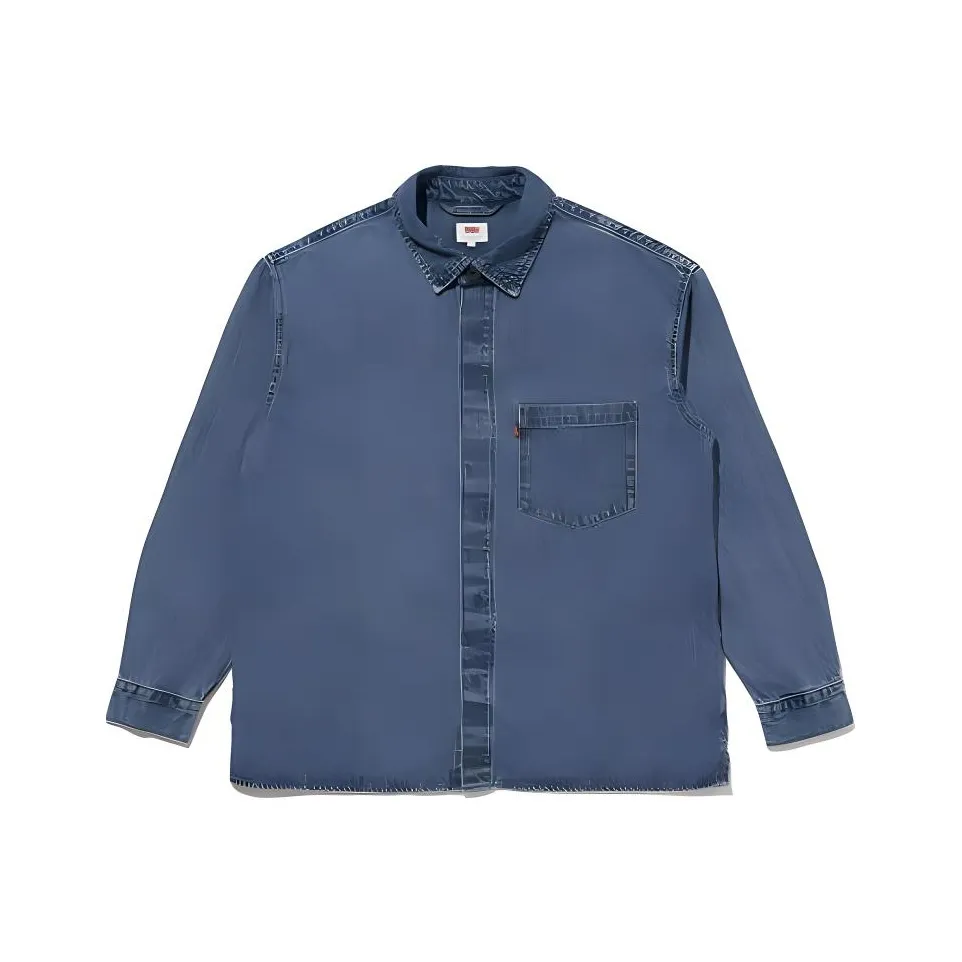 Levis WELLTHREAD Series Светлый Индиго Мужские Джинсовые Куртки