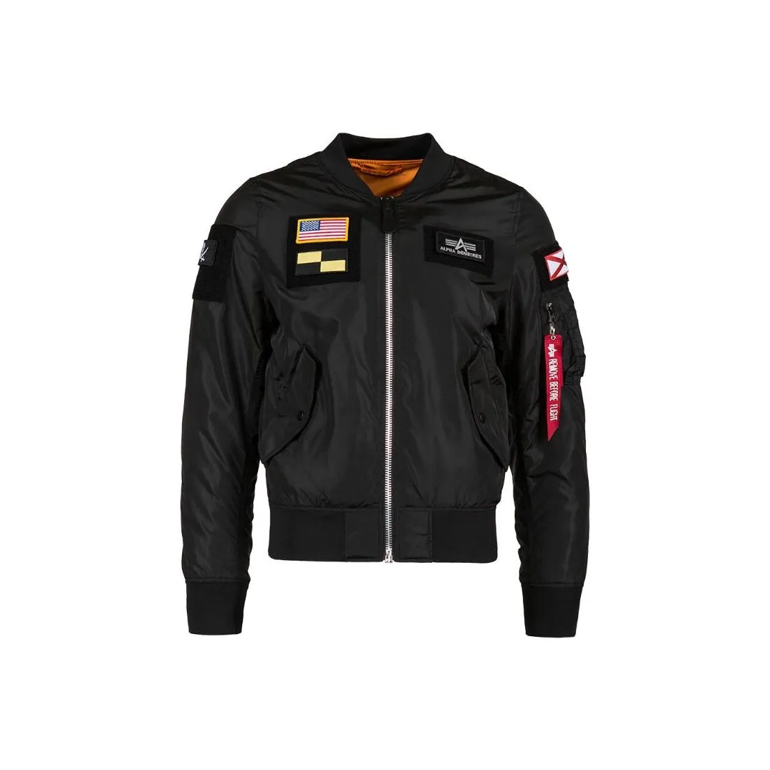 Совместный бренд Alpha Industries Черные Мужские Куртки