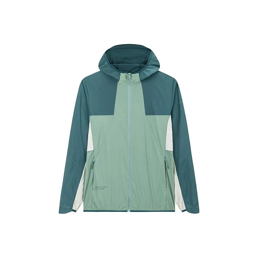 Anta Outdoor Collection UV Protection Sun Protection Clothing Men's Ethereal Green/Deep Tea Green