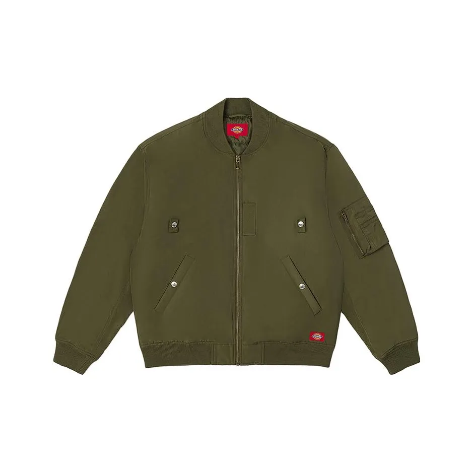 Dickies Хлопковый пуховик унисекс армейский зеленый