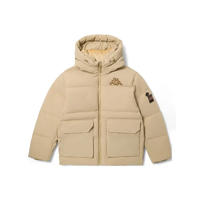 KAPPA Однотонный С капюшоном Пуховик Унисекс