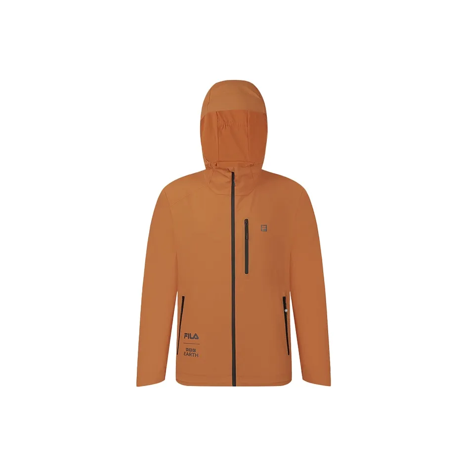 FILA x BBC EARTH Куртка Мужская Закатный Оранжевый