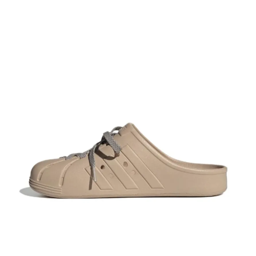 Adidas FOS Collection Composite Sole Quiet Slip Resistant Wrap toe Slippers Unisex Brown