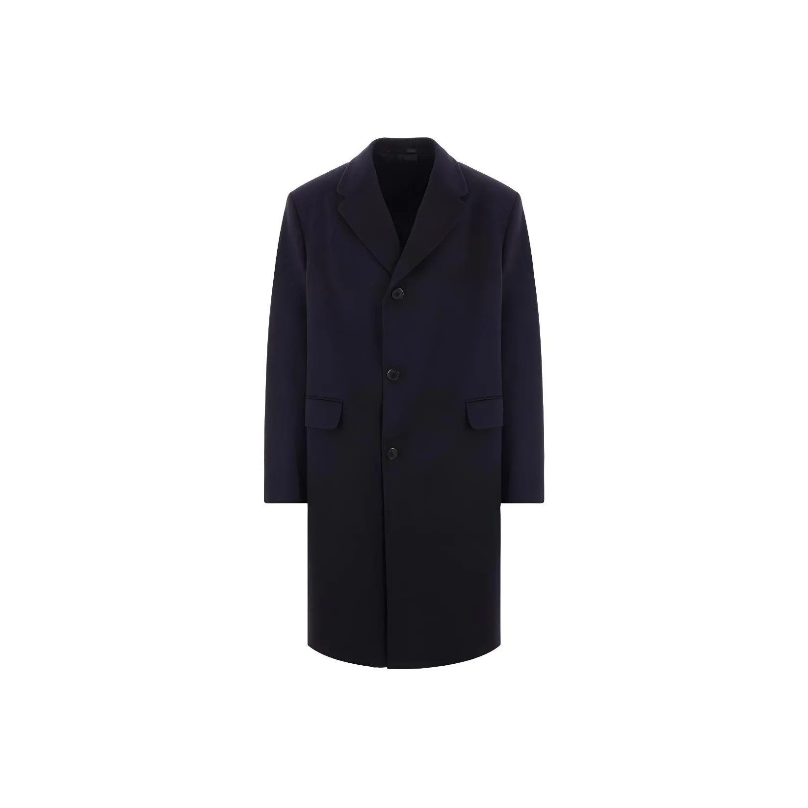 PRADA Single Breasted Straight Hem Coat