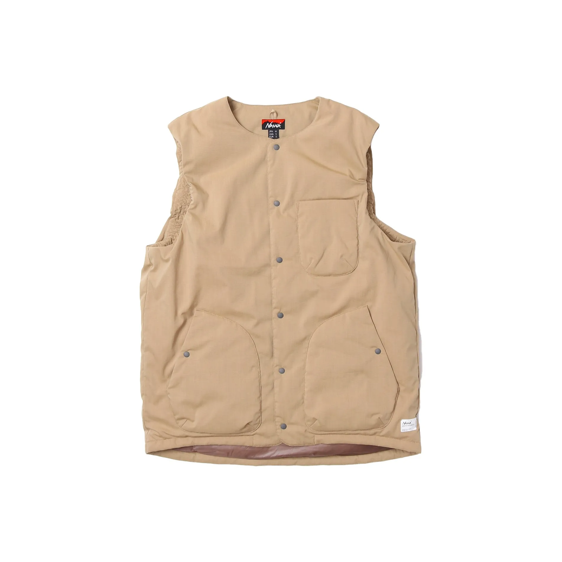 NANGA TAKIBI RIPSTOP Внутренний пуховик Мужской Бежевый