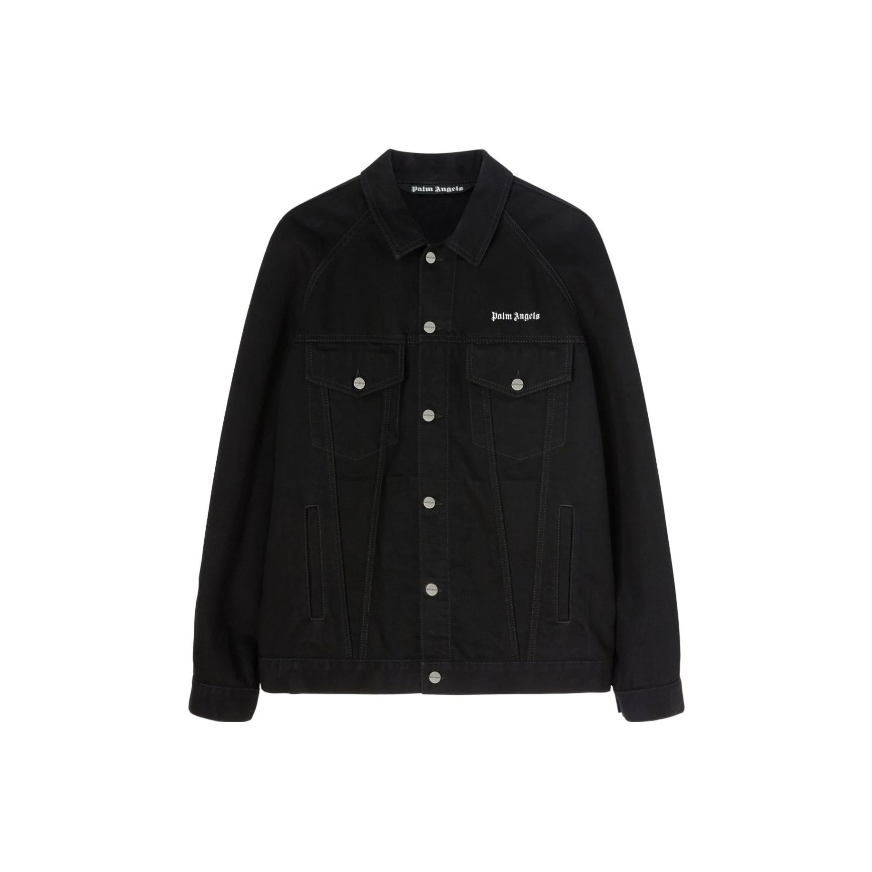 ジャケット Palm Angels JACKET (PWYE037R24DEN001 0303) Palm Angels Logo Track Zip-Up Jacket | Harrods HK