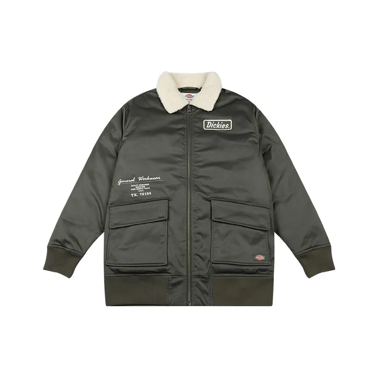 Dickies Пуховик Мужской Армейский Зеленый