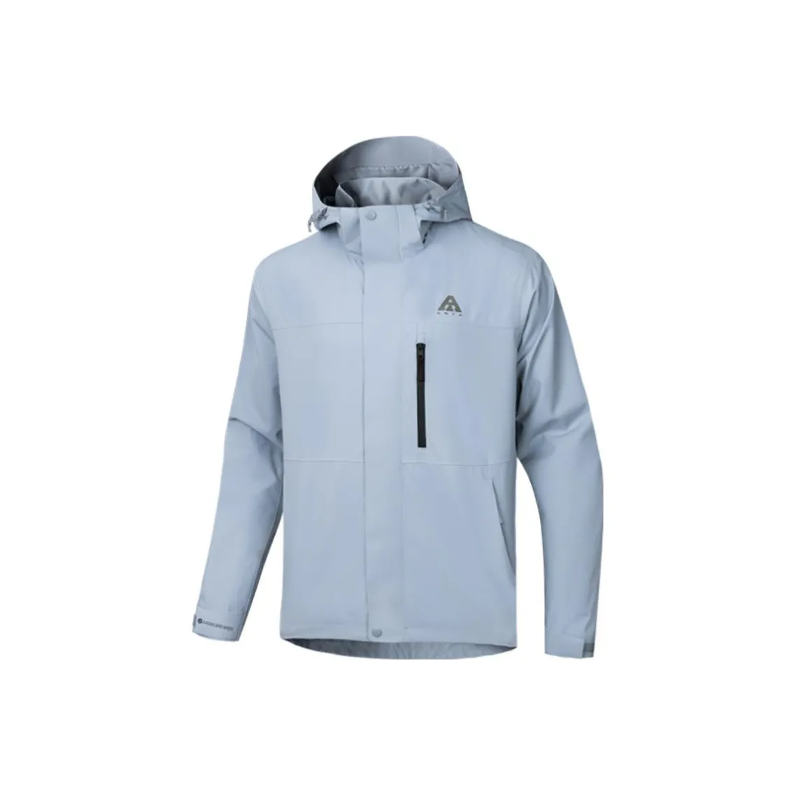 ANTA Водонепроницаемый Ветрозащитный Дышащий и Устойчивый к Износу Ветровка Унисекс Туманно-Серый
