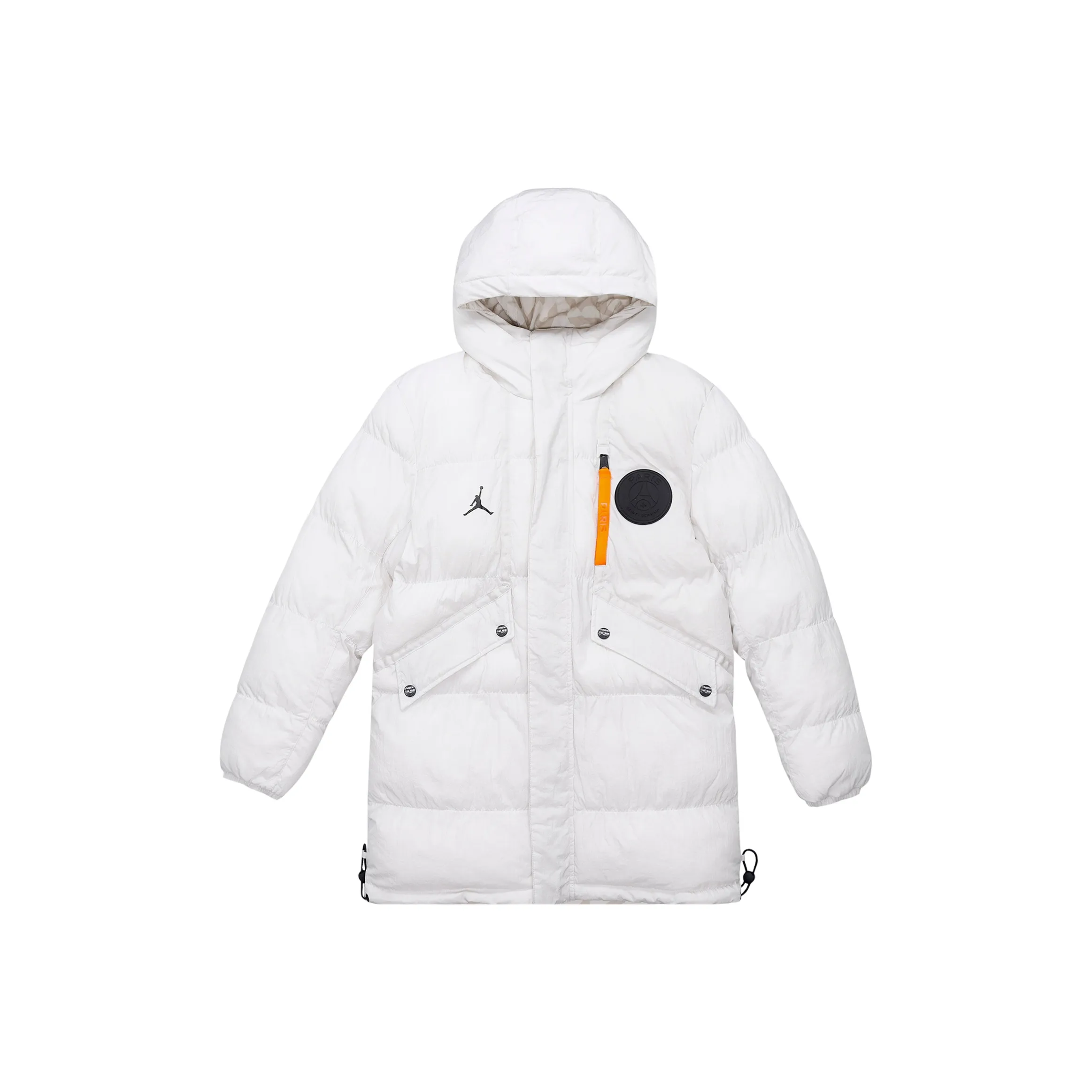 Джордан Хлопковый пуховик Мужской Белый